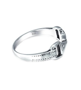 Bling Jewelry Double Equestrian Sterling in Women's Band Rings