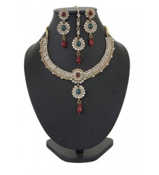 Touchstone Indian bollywood jewelry necklace