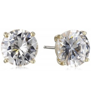 Cole Haan "CZ Basics" Logo Gallery Set Stud Earrings - Gold/Crystal - CB127K47S2X