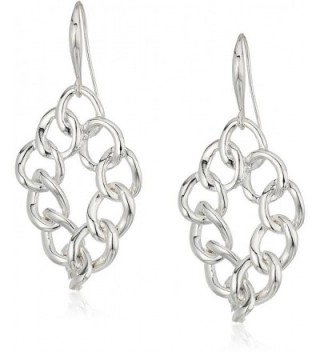 Robert Lee Morris Silver Chain Link Drop Earrings - CN186UCA6A5