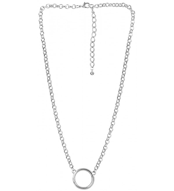 Wearable Art By Roman Silver Tone Chain Necklace One Size Silvertone - CA11UYIAVEJ
