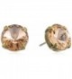 Sorrelli Radiant Rivoli Stud Earrings - Apricot Agate - CL12NRZMJ0F