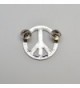 Hippie Jacket Polished Silver Finish in Women's Brooches & Pins