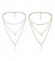 Thunaraz Layered Necklace Multilayer Necklece - CY189O286I3