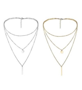 Thunaraz Layered Necklace Multilayer Necklece - CY189O286I3
