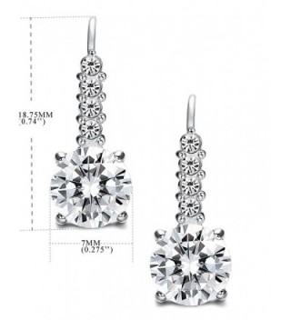 FIBO STEEL Stainless Leverback Earrings