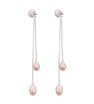 Stunning Cultured Freshwater Sterling Earrings