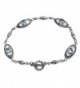 NOVICA Sterling Silver Bracelet Reflections in Women's Link Bracelets