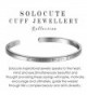 SOLOCUTE Sterling Bracelet Inspirational Bracelets