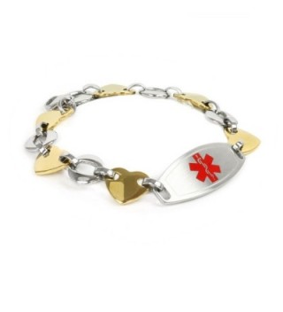 MyIDDr Medical Bracelet Engraving Medium in Women's ID Bracelets