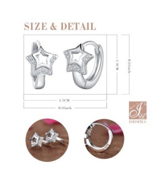 Infinite Earrings Sterling Zirconia Cartilage