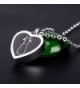 Memorial Necklace Stainless Detachable Cremation in Women's Pendants