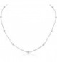 Humble Chic Simulated Diamond Necklace - Silver-Tone - CG12GLSCIQ5