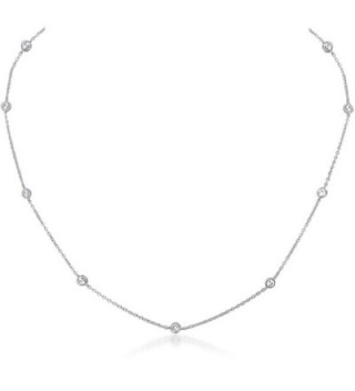 Humble Chic Simulated Diamond Necklace - Silver-Tone - CG12GLSCIQ5