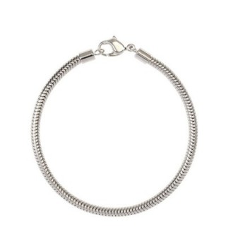 Snake Bracelet for Charms Beads- Made with Swarovski Elements - CB12N8TP4G7