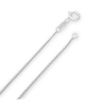 Sterling Silver Nickel Free Necklace inches in Women's Chain Necklaces