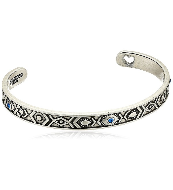 Alex and Ani Womens Evil Eye Cuff Bracelet - Rafaelian Silver - C518322CHXY