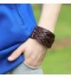Chunky leather bracelet women Handmade