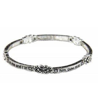 4030616 John 15:5 I Am The Vine Petite Stretch Bracelet Scripture Christian - CJ11BB5KIQV