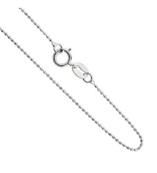 Sterling Silver Faceted Pallini Necklace