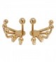 Penderie Front & Back Earrings Stainless Steel Ear Studs Earbobs Ear Clips- 1 Pair - CY121IGICPV