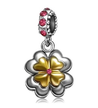 JMQJewelry Clover Charms 6 Colors Christmas Gifts Dangle Crystal Bead For Bracelets - CE184UND2CK