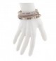 Lux Accessories Happiness Rhinestone Bracelet in Women's Wrap Bracelets