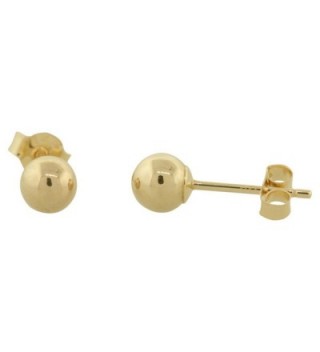14K Yellow Gold Ball Stud Earrings 2- 3- 4- 5- 6- 7- 8- 9- 10- 12MM - CE12B8QU7C7
