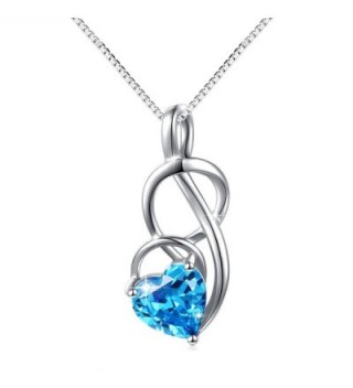 JZMSJF Birthday Birthstone Necklace Sterling - CM187W8DG60