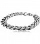 Edforce Stainless Steel Wristband Bracelets in Women's Link Bracelets