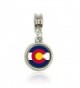 Colorado State Flag Euro European Italian Style Bracelet Bead Charm - CG11L4TBH87