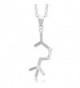 Acetylcholine 'Love' Molecule Chemistry Pendant Necklace Science DNA Adjustable Link Chain 18" - 20" - CA12LH2NL2F