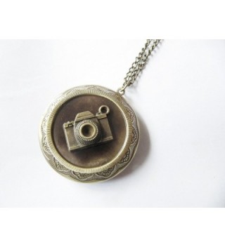 Vintage Camera Locket Photographer Necklace