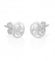 Sterling Silver Celtic Symbol Earrings