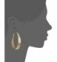 Guess Large Oval Glitter Earrings