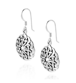 Celtic Sterling Silver Dangle Earrings