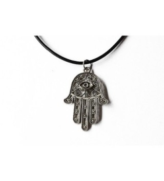 Ancient Silver Hamsa Choker Necklace