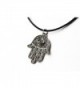 Ancient Silver Hamsa Choker Necklace in Women's Lockets