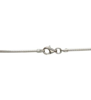 Sterling Silver 1 6mm Nickel Necklace
