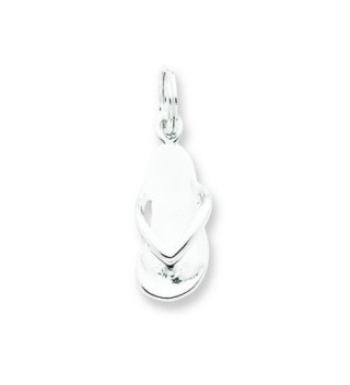 Sterling Silver Flip Flop Charm - C91157326L3