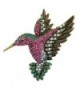 Top Cheer Vintage Style Rhinestone Crystal Woodpecker Brooch Pin Animal Broach Pins Jewelry - C61867T2UDO