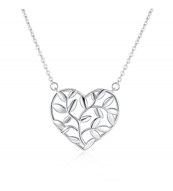 Rosa Vila Heart Tree Branches Necklace - Nature Inspired Necklaces For Women - CR18998CREH