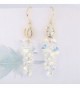 FANZE Gold Tone Gorgeous Multi Bead Swarovski in Women's Drop & Dangle Earrings