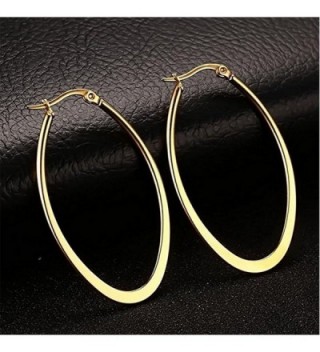 Andyle Stainless Teardrop Earrings Hypoallergenic in Women's Hoop Earrings