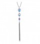 Long Pendant Necklaces Crystal Tassel Chain Fashion Jewelry Women - CE187E0L48G