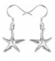 Sephla Silver Plated Starfish Dangle Earrings For Women - C111AZX7FXN