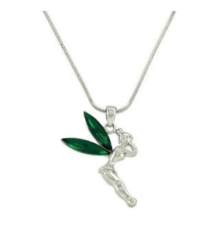 Liavys Tinker Pendant Fashionable Necklace - Dark Green - C512N9OOJF5