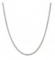 Sterling Silver 2.75mm Italian Diamond Cut Rope Chain Necklace All Sizes 16" - 30" - CF12MYWVK70