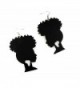 Afro Puff Acrylic Earrings - CL12NACBMYE
