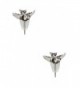 Tattoo-style "Swallow" Stud Earrings - C01151SS2U3